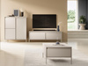 TV Schrank mit zwei Klappen und fronten gefräst JULO Beige
