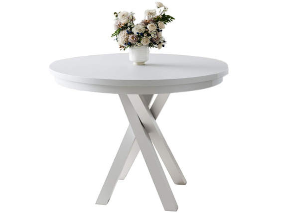 Runder Esstisch LOFTO Weiß