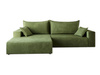 Modernes Olivgrün Ecksofa 240 cm breit mit Schlaffunktion ARNO