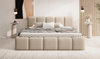 Komfortables Doppelbett mit stabilem 160x200 Beige