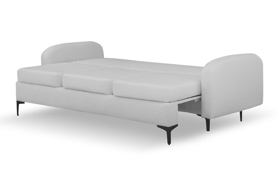 Sofa mit Schlaffunktion 228 cm breit BELLA Rot