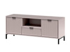 TV-Schrank mit 2 Klappen VIVAS geriffelte Front BLAU