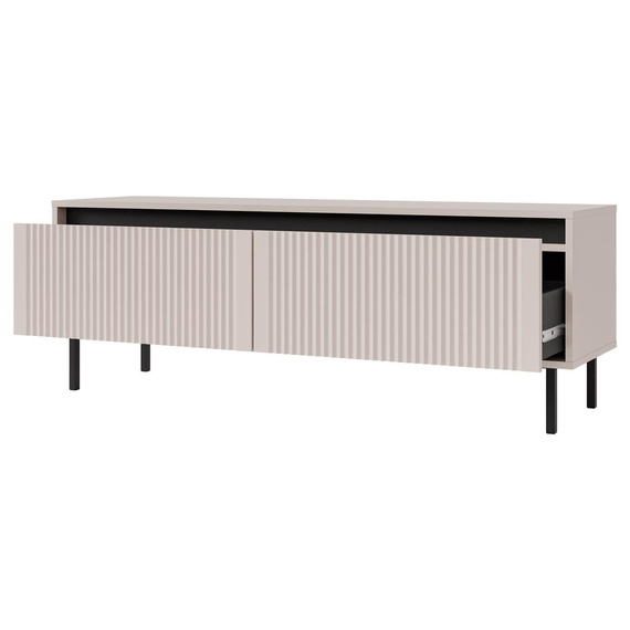 Fernsehschrank mit Füßen 140 cm zwei türen beige Ciao