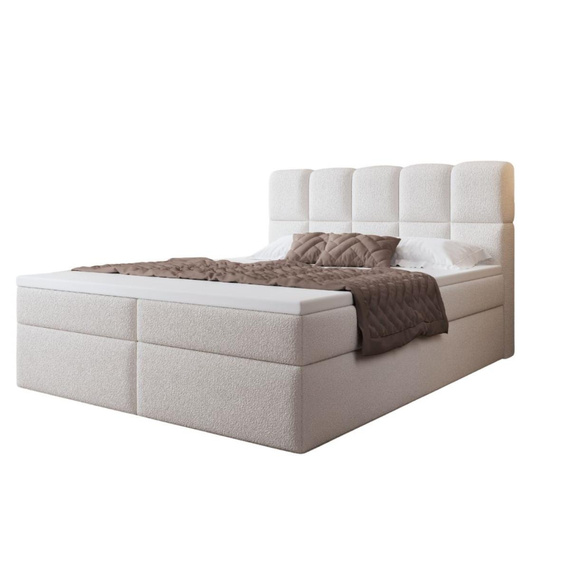 Schlafkomfort Boxspringbett 120x200 Weiß PUENTE