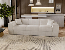 Schlafsofa modern 252 cm breit SANTO Creme