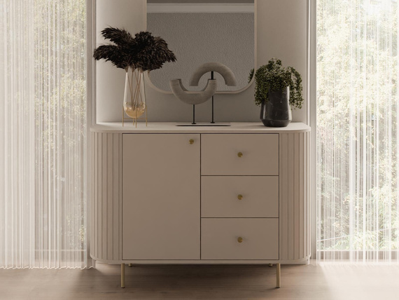 Modische beige Kommode für den eleganten flur OVI