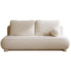 Sofa ohne Armlehnen, moderne runde Form, Moderne Couch