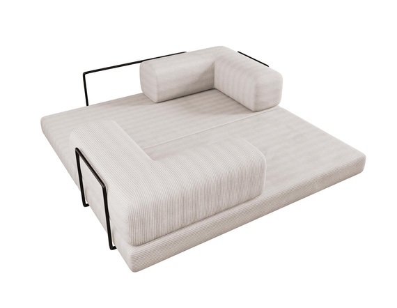 Schlafsofa modern Olivgrün Cord LAMILO