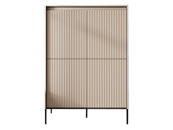 Kommode auf hohen Beinen FLORE Beige