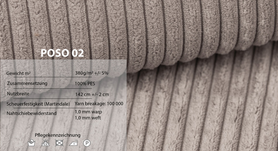 Schlafsofa mit Bettkasten MALAG Beige