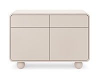 Kommode mit runden Füßen Beige ALDOS