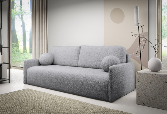 Modern schlafsofa mit Bettkasten STYLO Grau