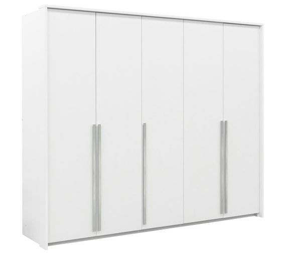 Geräumige Garderobe für den Flur GOLDAS Weiß