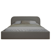 Designer Doppelbett Polsterung 120x200 Graphit