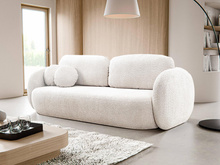 Bequemes Schlafsofa modern Weiß OLIO