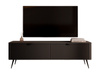 TV Schrank mit Lamellen BELLO Schwarz