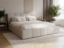 Polsterbett Designbett LARAS 160x200 Beige