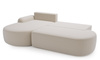 Designer Ecksofa Creme
