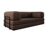 Schlafsofa modern Braun Cord LAMILO