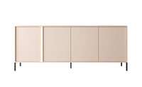 Kommode mit 4 Türen led NINA Beige