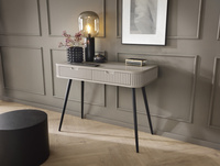 Elegante Schminktisch mit 2 Schubladen CARLO Beige