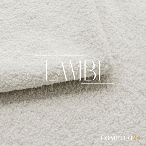 Modernes Weiß Polsterbett mit Holzrahmen 200x200 LEA