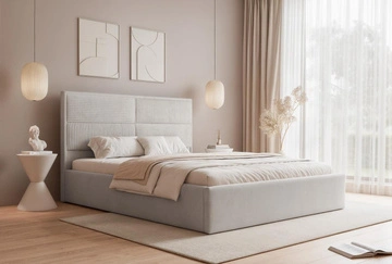 Lattenrost mit Metallrahmen \ 180 \ Grau