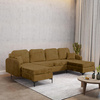 Ecksofa U-form BELLA Gelb