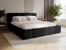 Polsterbett Stilvoll und Elegant LARAS 140x200 Schwarz