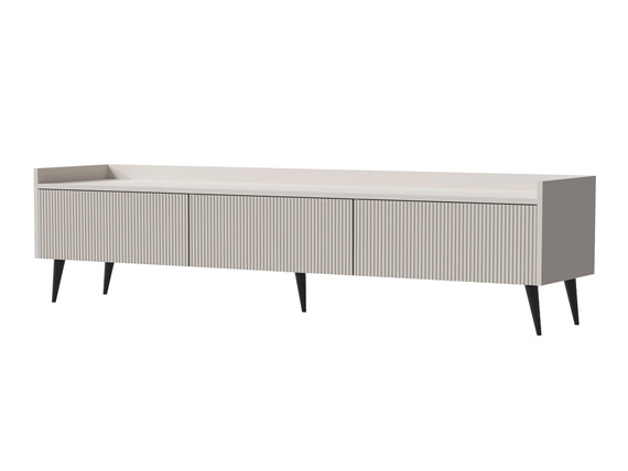 TV-Schrank mit Rillenfronten MODE Kaschmir