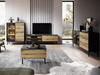 TV-Schrank industrial Schlafzimmer, 150 cm breit, 2 Türen LUKS