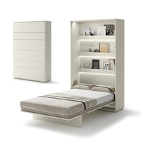 Schrankbett Vertical BED CONCEPT 120x200 Kaschmir