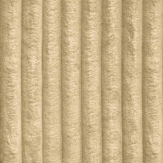 Gemütliches Ecksofa Cordstoff Beige