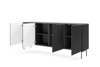 Moderne Kommode LOUISS Schwarz