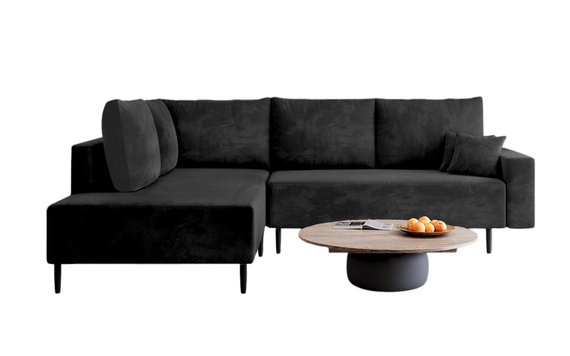 Ecksofa mit Schlaffunktion Graphit modern BLAIR