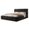 Wolkenbett Bouclé Schwarz 160x200