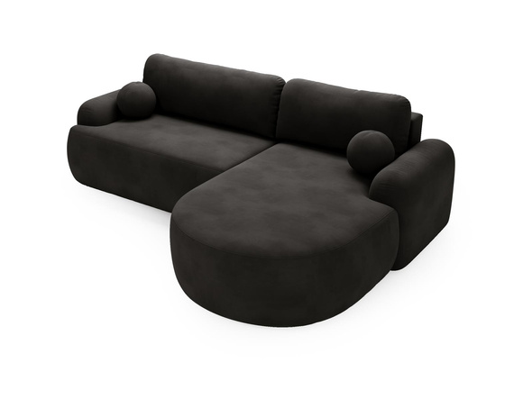 Ecksofa boucle L-Form OLIO Anthrazit
