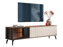 TV-Schrank dreitürig VIVIN mit geriffelte Front