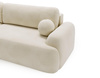 Elegantes Ecksofa L-Form OLIO Creme 