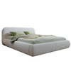 Schlafzimmer Doppelbett Design 120x200 Grau