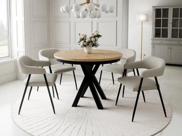 Eiche artisan + schwarz