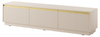 TV-Schrank für Wohnzimmer GLAM Weiß Beige