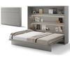 Modern Schrankbett ohne Matratze BED CONCEPT 140x200 Grau
