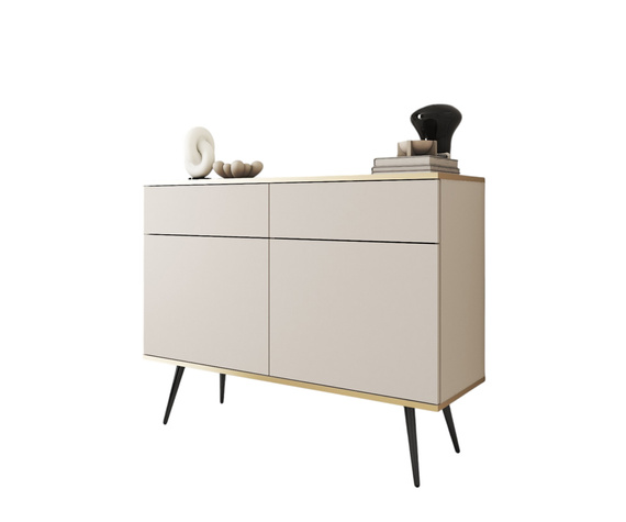 Kommode auf Füßen POLO Beige