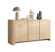 Kommode mit 3 Schubladen Eiche BORS