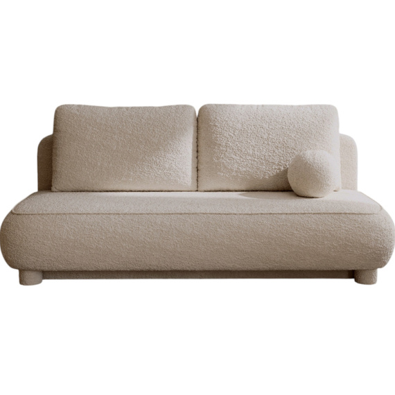Sofa ohne Armlehnen, moderne runde Form, Moderne Couch
