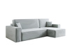  L-form Ecke mit universelle Ottomane CARLS Grau
