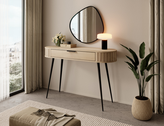 Schminktisch Eiche Cremona mit Schublade CREMIGIO