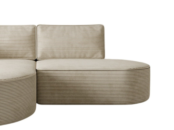 Exklusives Ecksofa L Graphit MORENO