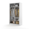 Schwebetürenschrank mit Spiegel ARTI 06  Weiß